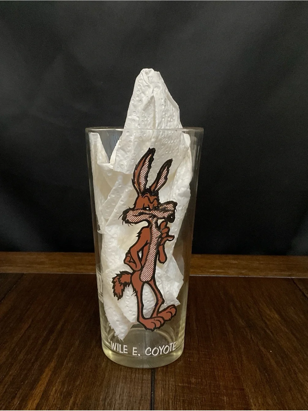 Warner Bros. Wile E. Coyote Glass - Brown, Black, White
